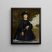Portret van Madame Brunet - Édouard Manet — ingelijst kunstwerk aan de muur