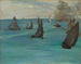 Zeezicht bij kalm weer - Édouard Manet — weergave van het kunstwerk