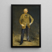 Self-portrait - Édouard Manet — framed artwork on a wall