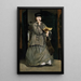 Straatzangeres - Édouard Manet — ingelijst kunstwerk aan de muur
