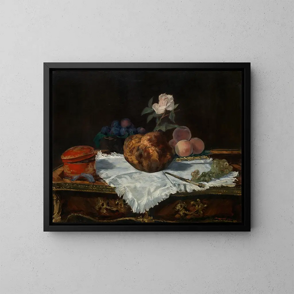 La brioche - Édouard Manet — ingelijst kunstwerk aan de muur