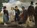 De oude musicus - Édouard Manet — weergave van het kunstwerk