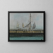 Het Quai de Boulogne-sur-Mer - Édouard Manet — ingelijst kunstwerk aan de muur
