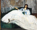 Vrouw met een waaier - Édouard Manet — weergave van het kunstwerk