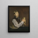 Jongeman die een peer schilt - Édouard Manet — ingelijst kunstwerk aan de muur