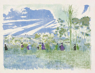 douard Vuillard - Across the Fields plate three from Landscapes and Interiors.webp