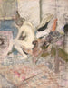 van een naakte vrouw bij de open haard - Édouard Vuillard — weergave van het kunstwerk