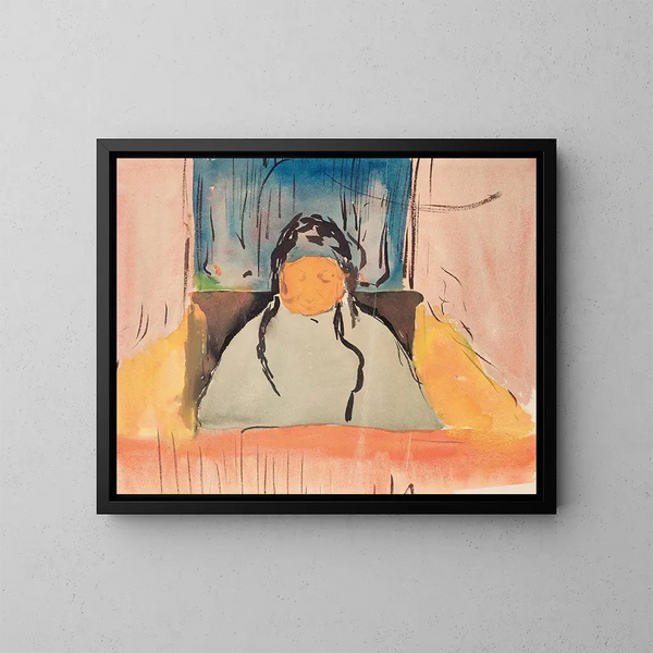 Grootmoeder Michaud - Édouard Vuillard — ingelijst kunstwerk aan de muur