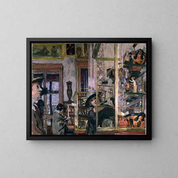 La salle Clarac - Édouard Vuillard — ingelijst kunstwerk aan de muur