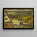 venster landschapsschilderij met uitzicht op de bossen - Édouard Vuillard — ingelijst kunstwerk aan de muur