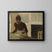 La blanchisseuse - Édouard Vuillard — ingelijst kunstwerk aan de muur