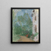 De weg voor het huis - Édouard Vuillard — ingelijst kunstwerk aan de muur