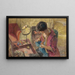 Het kleine salon Madame Hessel De tafel werk - Édouard Vuillard — ingelijst kunstwerk aan de muur
