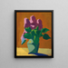 Les Lilas Le bouquet schematisch - Édouard Vuillard — ingelijst kunstwerk aan de muur
