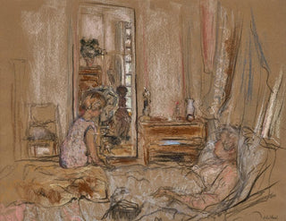 douard Vuillard - Lulu au chevet de Madame Hessel au chteau des Clayes.webp