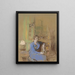 Madame Lucien Sauphar zittend in haar salon - Édouard Vuillard — ingelijst kunstwerk aan de muur