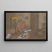 Madame Vuillard lezend de krant - Édouard Vuillard — ingelijst kunstwerk aan de muur