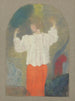 Marie en caraco faisant sa toilette – Édouard Vuillard — weergave van het kunstwerk