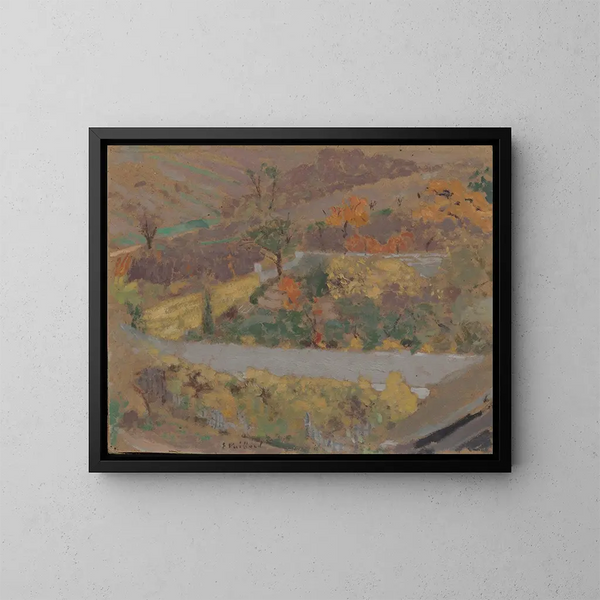 Boomgaard - Édouard Vuillard — ingelijst kunstwerk aan de muur
