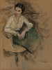 Portret van Irène Montanet (Casconflict) - Édouard Vuillard — weergave van het kunstwerk