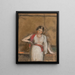 Studie voor het portret van Madame Freyssinet - Édouard Vuillard — ingelijst kunstwerk aan de muur