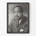 Poster ter nagedachtenis aan Dr. Martin Luther King Jr. – Zwart-wit portret