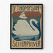 Vintage Poster Dr Thompson's Seifenpulver avec Cygne
