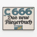 Muurposter Biplan Vliegtuig C666 — ingelijst kunstwerk aan de muur