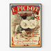 Vintage reclameposter E. Pichot Drukker Luxe etiketten