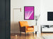 E. Power Biggs - Vintage paarse ontwerp-poster van piano