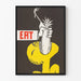 Decoratieve poster Eat door T. Ungerer - Poster hedendaagse kunst