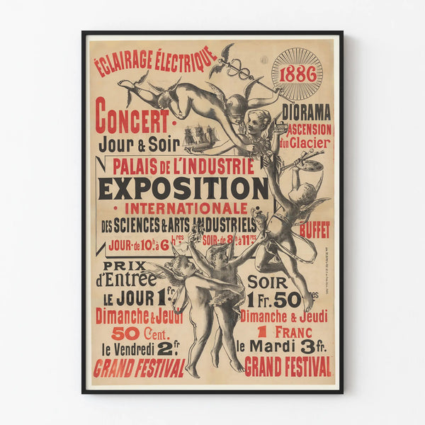 eclairage-electrique-1886-concert-jour-et-soir-diorama-ascension-dun-glacier