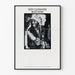 Vintage poster van Eddy Clearwater Blues Band in zwart-wit