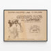 Vintage poster of the 1898 legislative elections - Georges Bans, 7th arrondissement, Paris — framed artwork on a wall