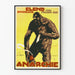 Vintage muurposter Elend und Untergang - Achteruitgang van de anarchie