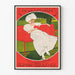 Vintage Poster van Engelhorn's Allgemeine Roman-Bibliothek, lezen en ontspannen