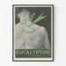 Vintage poster Eucalyptus Le Brun voor verlichting van het alarmzone