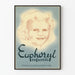 Vintage poster Euphoryl Infantile voor muurdecoratie