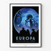 Europa Poster - Discovery of Life Under the Ice