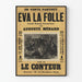 Vintage Poster Éva la Folle door Auguste Ménard