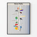 Vintage grafisch tentoonstellingposter Werner Pfeiffer 1976