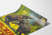 Vintage poster Explorers of the World met olifanten in de natuur