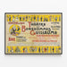 Vintage Poster Théâtre des Bonshommes Guillaume Tentoonstelling 1900 — ingelijst kunstwerk aan de muur