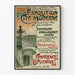 Vintage poster Tentoonstelling van de Moderne Stad 1913 - Historische wanddecoratie