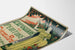 Vintage poster van schilderkunsttentoonstelling Galeries Poirel