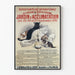 Vintage poster internationale kattenexpositie Jardin d'Acclimatation 1896