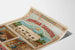 Vintage reclameposter van een Egyptische sigarettenfabriek F. Syrowatka