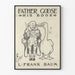 Oude poster Father Goose van L. Frank Baum