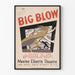 Vintage Poster Theater Big Blow door het Federal Theatre