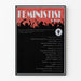 Decorative Poster Feminist Evening - Feminist Thematic Poster